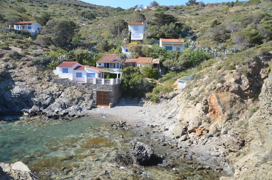 Photo de la plage de Sainte catherine à Port Vendres - Cap Béar